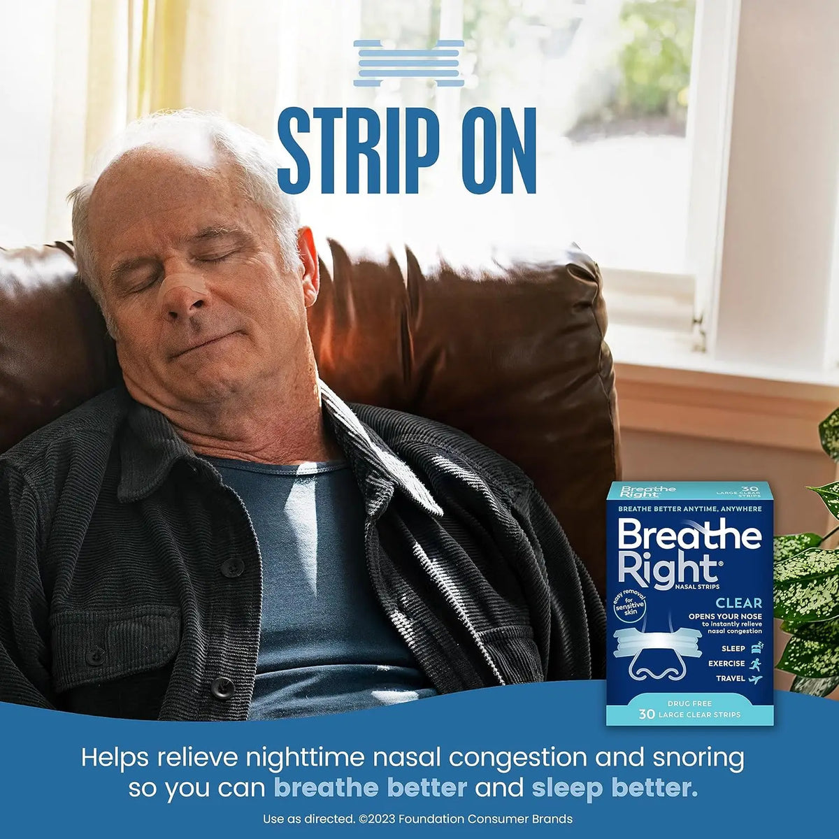 Nasal Strips Extra Strength Clear For Sensitive Skin