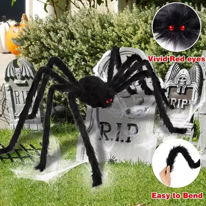 Halloween Big Plush Spider Horror Halloween Decoration