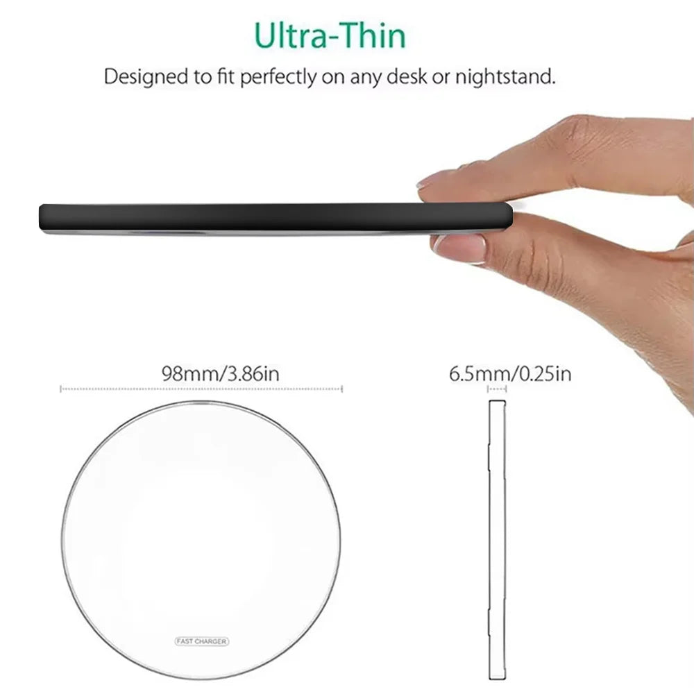 30W Wireless Charger Pad Phone Chargers Induction Fast Charging