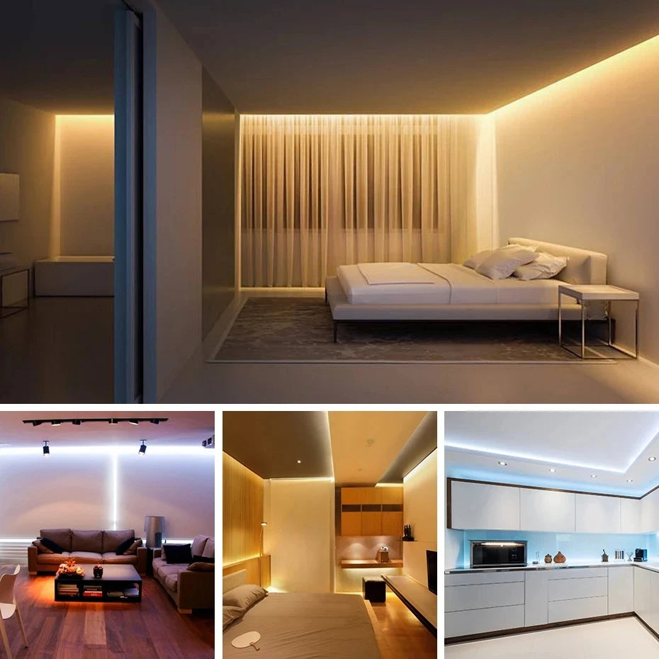 220V Led Strip with ON/OFF Switch Waterproof COB LED Strip