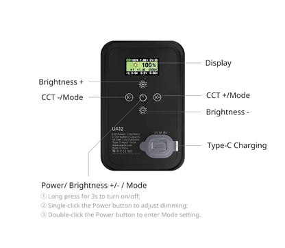 Portable Air Tube Light 12W Bi-color Fill Light
