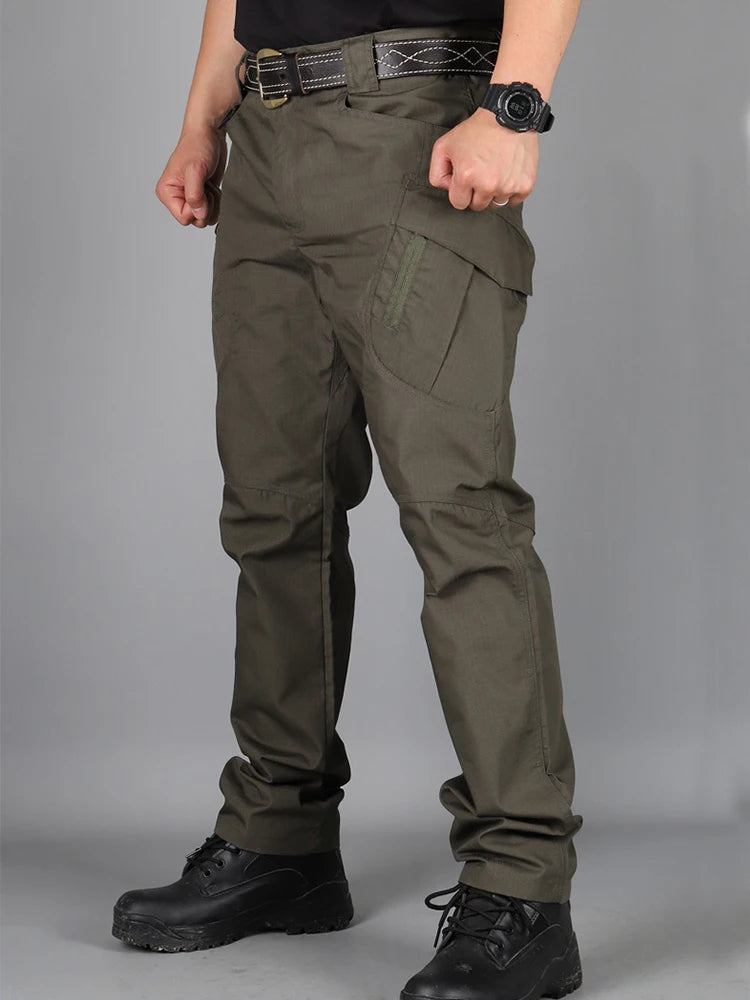 Asian Size Men City Pants Cargo Trousers Multi-pocket