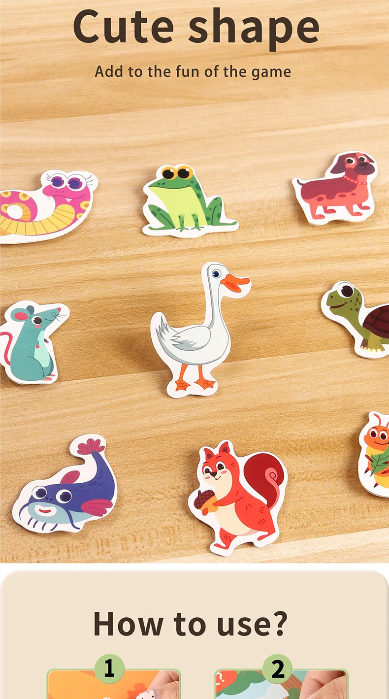 Children Quiet Busy Book 4 Themes Cartoon Travel Sticker
