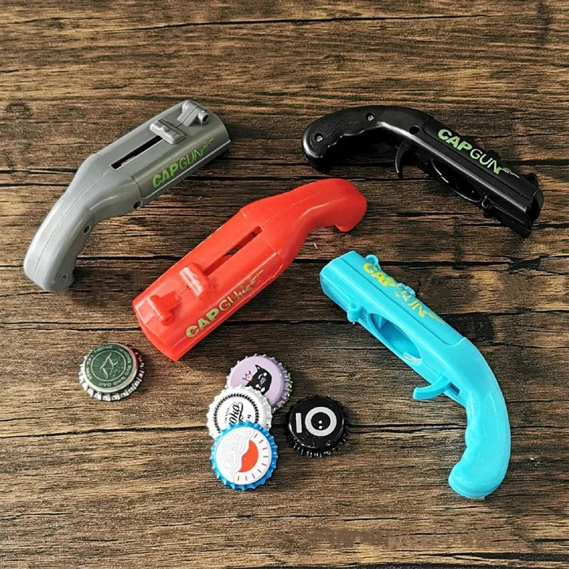 Cap Gun Beer Bottle Opener Portable Opening Gun Cap