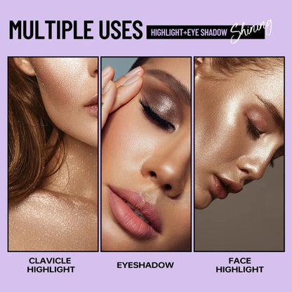 Pearly Liquid Eyeshadow Natural Smokey Silver Shimmer