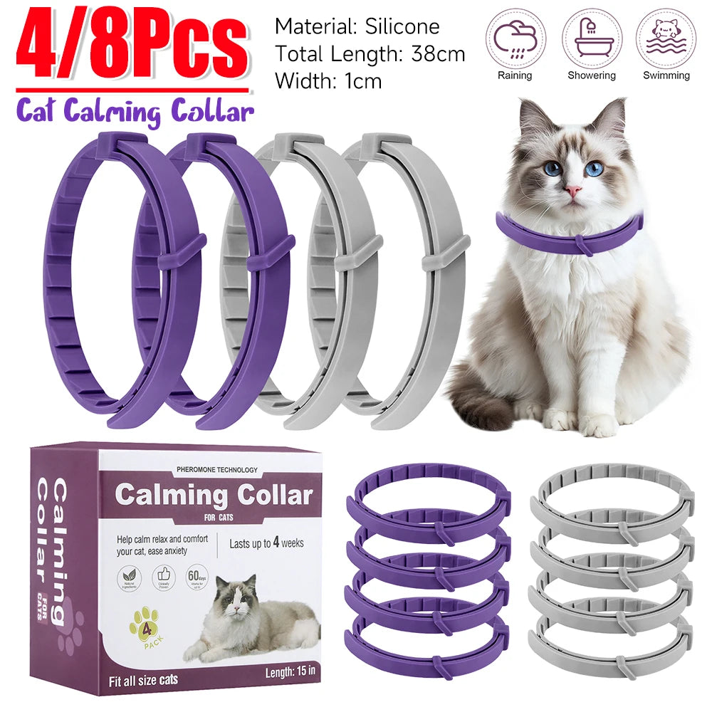Pet Calming Collar Adjustable Anxiety Pheromone
