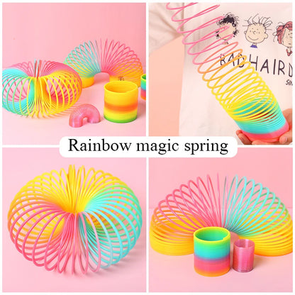 1pcs Rainbow Magic Springs Toy For Party toys