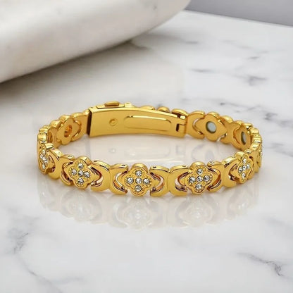 Lucky  Magnetic Therapy Bracelet for Women; Adjustable Copper