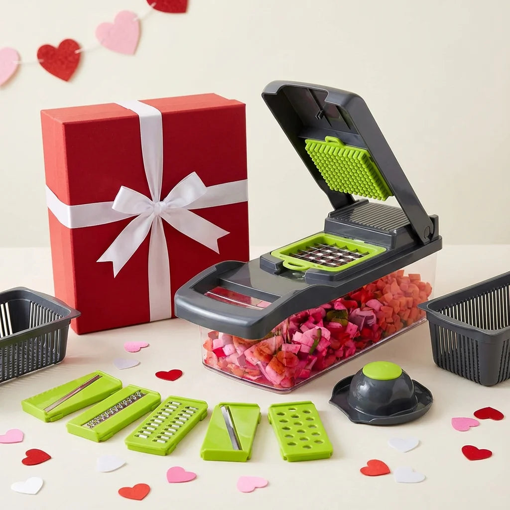 Hand Guard Vegetable Cutter, for Cooking Together