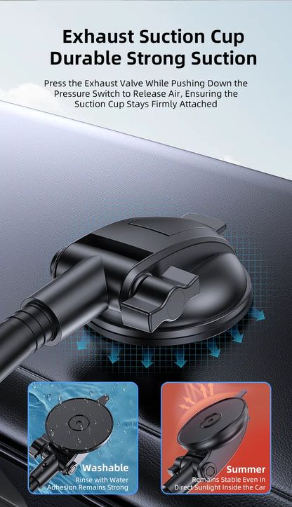 Cell Phone Holder for Car Dashboard Windshield Phone Mount