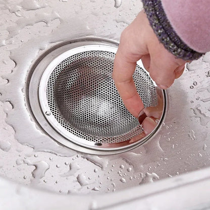 Kitchen Sink Stainless Steel Filter Sewer Mesh Strainers