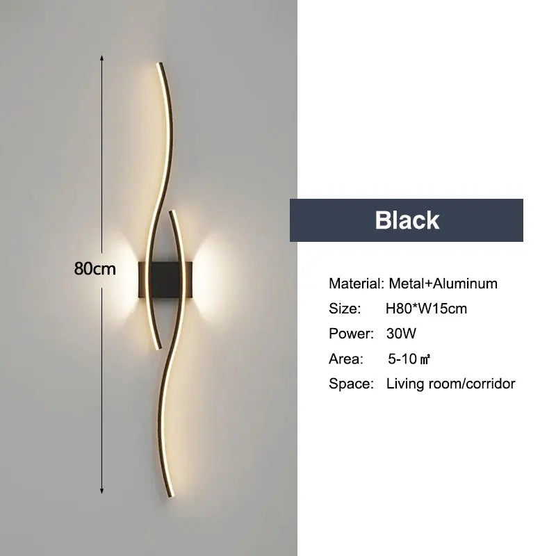 Minimalist Bedroom LED Wall Lamps Decor Wall Lights