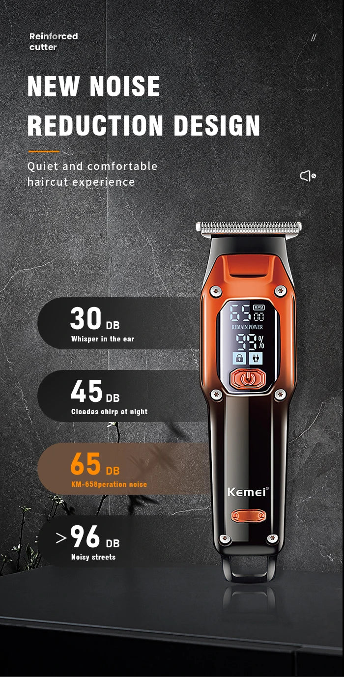 Original Kemei Barber Hair Trimmer Professional For Men