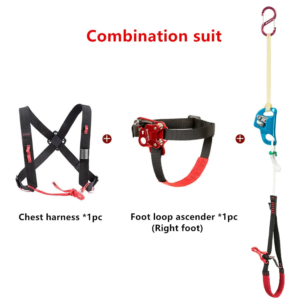 Outdoor Rock Climbing Ascender A Special Foot Strap