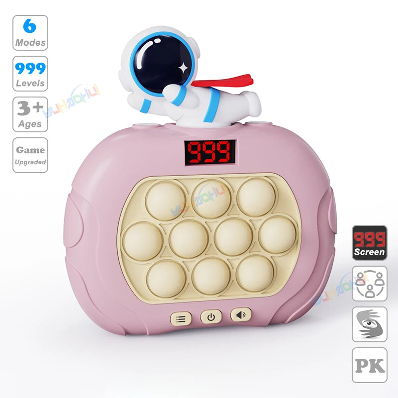 Electronic Pop Light Up Game Handle Toys for Children