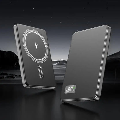 Wireless Magnetic 500000mAh Power Bank Fast Charging