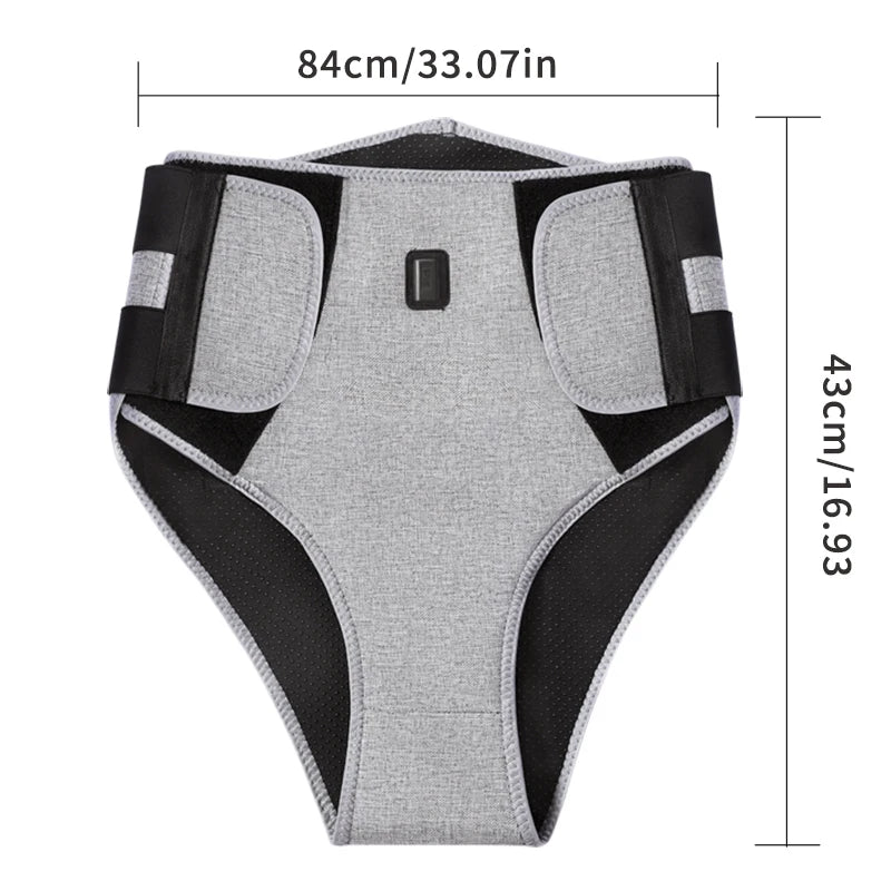 Red Light Heating Women's Underwear with Abdominal Massager Relieves