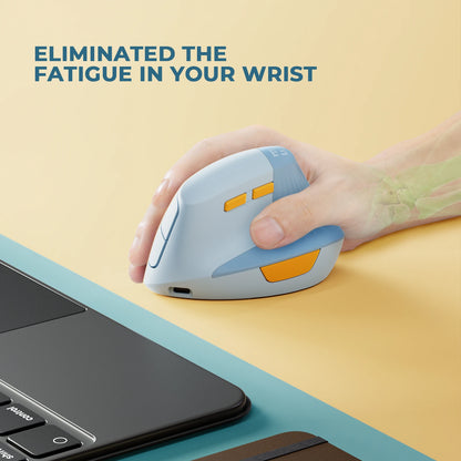Vertical Wireless Type C Rechargeable Ergonomic Mice