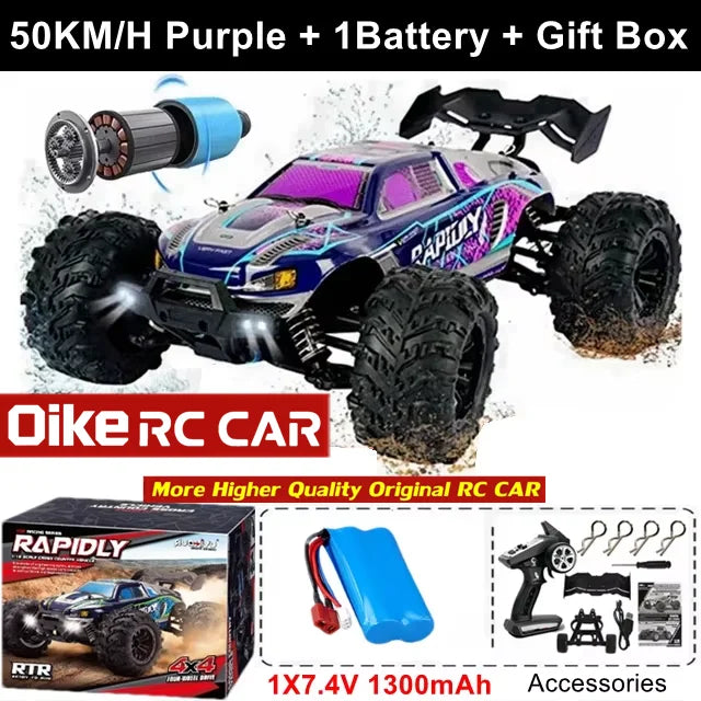 Super Brushless 50KM/H Brushed RC Car Off Road Buggy Toy