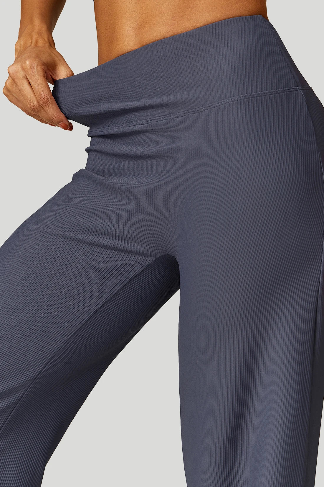 Women  Wide-leg Yoga Pants High Waist Stretchy Leggings