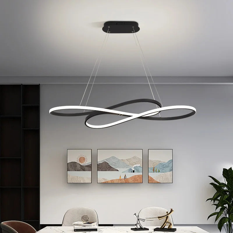 Nordic Simple LED Restaurant Pendant Lights Creative Light