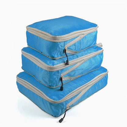 Travel Compression Packing Cubes Suitcase  Organizer Set