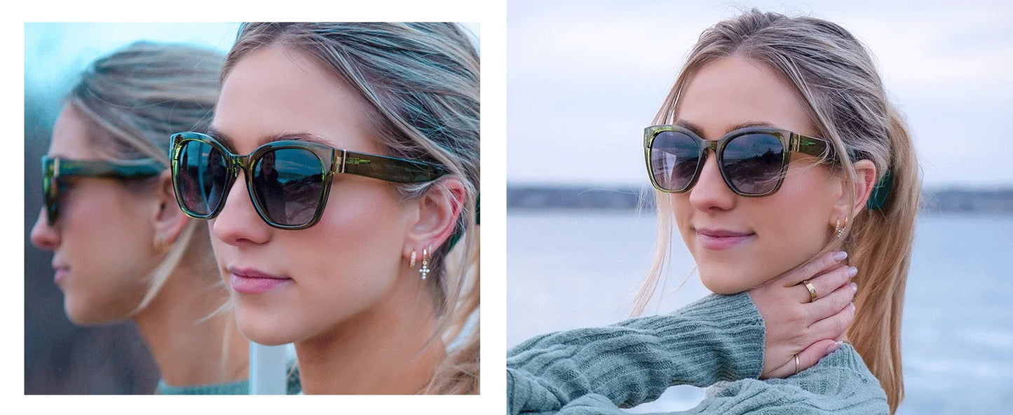Fashion Cateye Polarized Sunglasses for Women