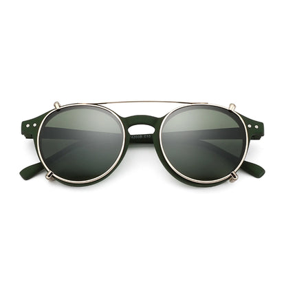 Steampunk Style Clip On Sunglasses for Men Women