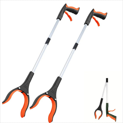 Extra Long Grabber Reacher with 360°Rotating Jaw