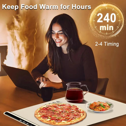 Foldable Food Warmer Electric Warming Tray Food