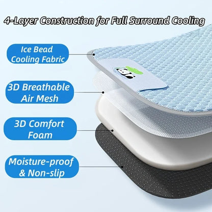 Dog Cooling Mat Made From Ice-bean-textured Fabric