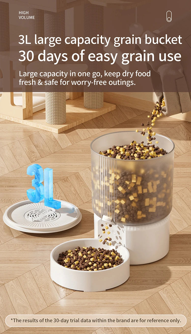 3L Smart Pet Feeder Tuya APP 2.4G WIFI Remote Control