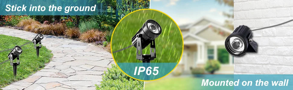 Solar Powered Spotlight IP65 Solar LED Light Outdoor
