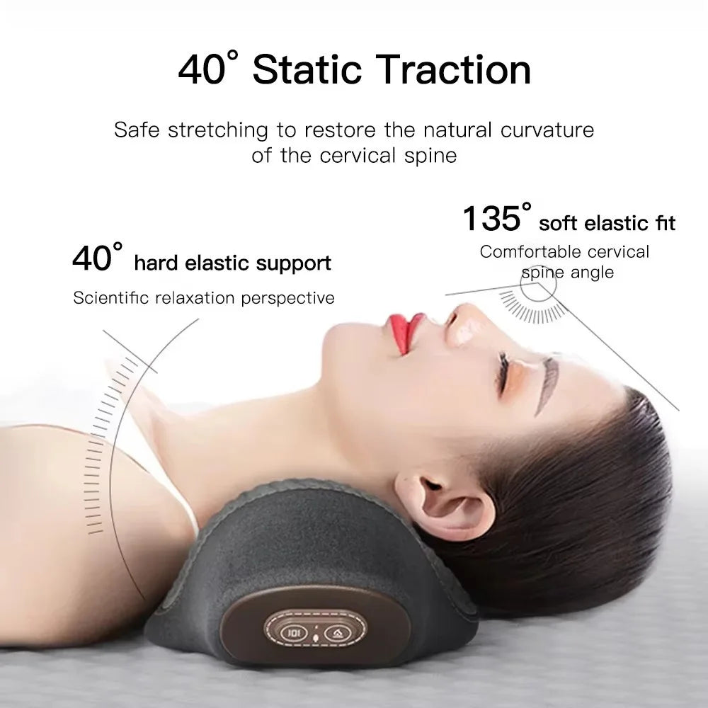 Neck Massage Pillow Heating Vibration Neck Massage