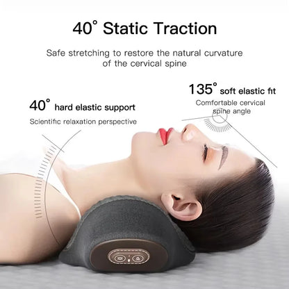 Neck Massage Pillow Heating Vibration Neck Massage