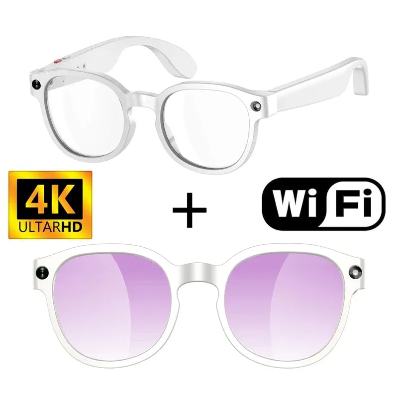 New AI Smart Glasses AI Translation 8MP HD Camera