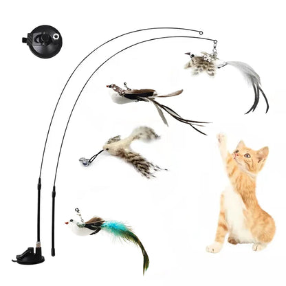 Simulation Bird Interactive Funny Cat Stick Toy