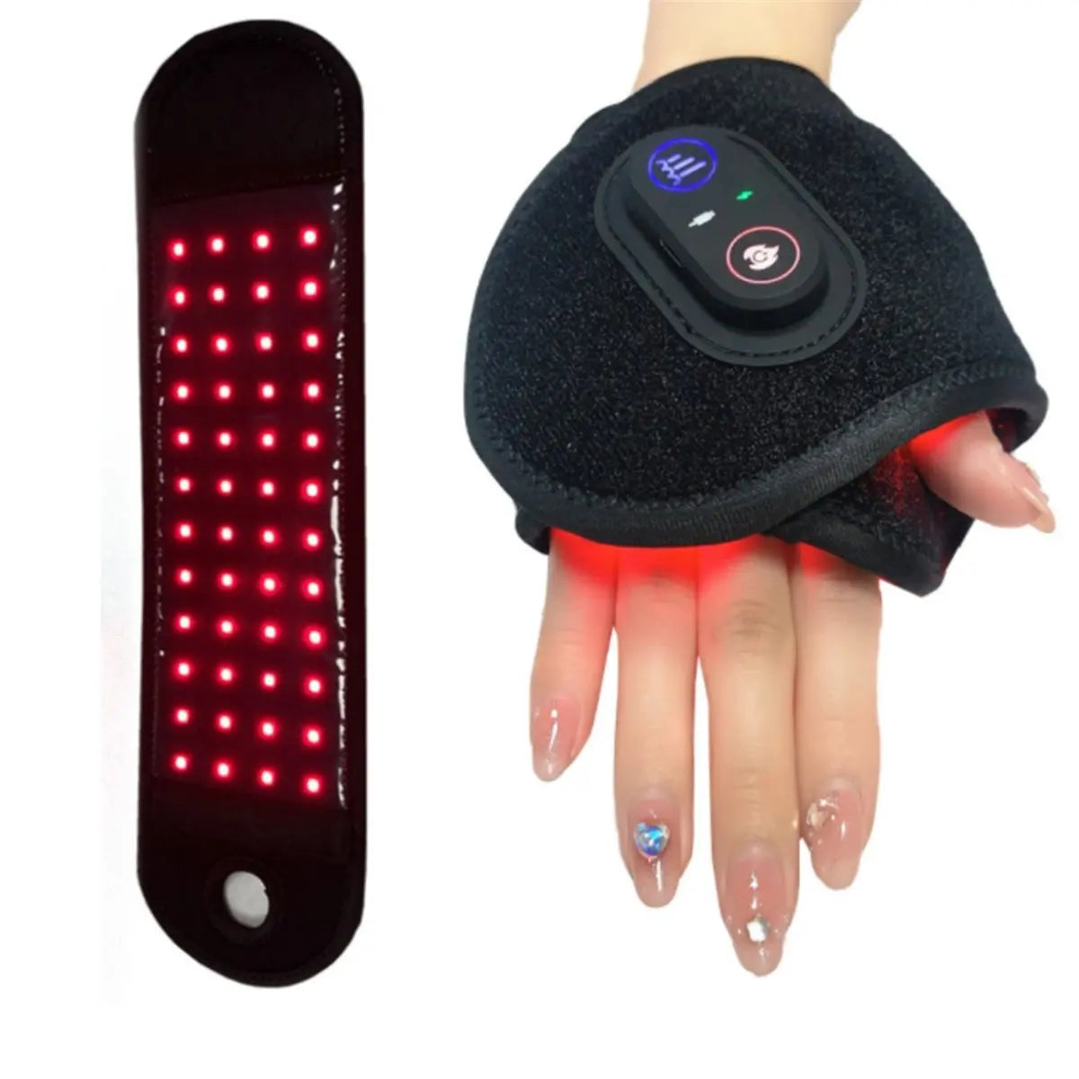 Rechargeable Cordless Red Light Therapy Wrist Wrap Band