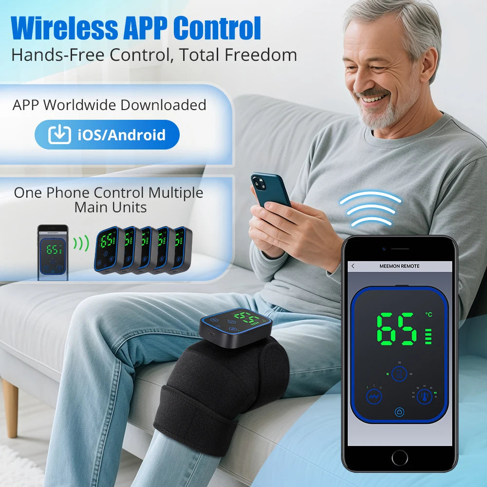 3-in-1 Heated Vibration Knee Massager