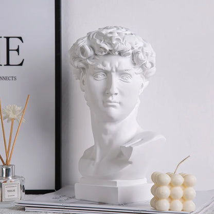 Home Decoration David Head Resin Statues Statues