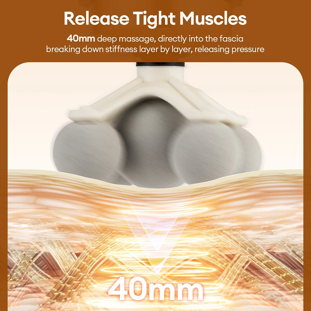 99 Level Electric Massage Gun Powerful Fascia Gun High-Frequency