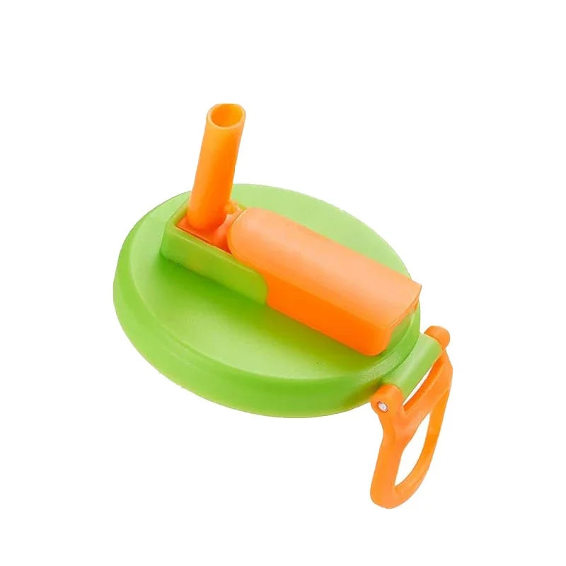 Portable Soda Can Lid Silicone Straw Soda Can Lid Reusable