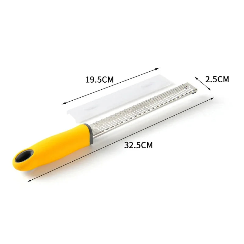 Stainless Steel Cheese Grater & Lemon Zester with Protect Cover