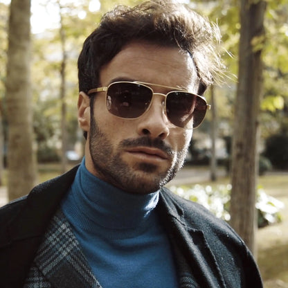 ZENOTTIC Trend Wood Polarized Sunglasses for Men