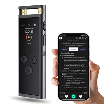 AI Voice Recorder transcription, Translation, Summary
