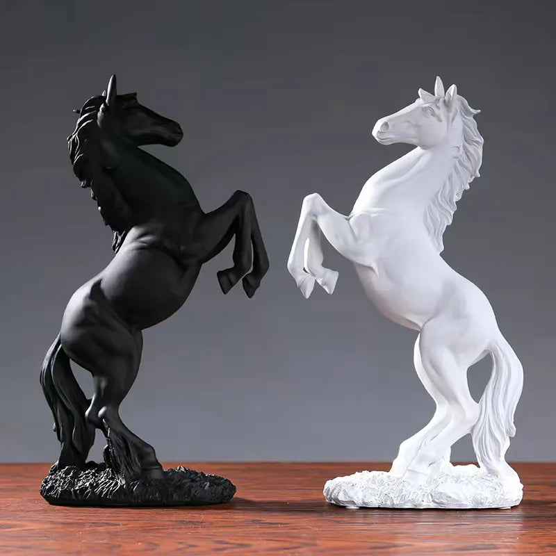 Home Resin Victory Horse Statue Animal Figurines