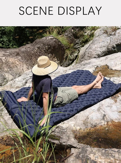 Outdoor Camping Double Inflatable Mattress Extra Wide