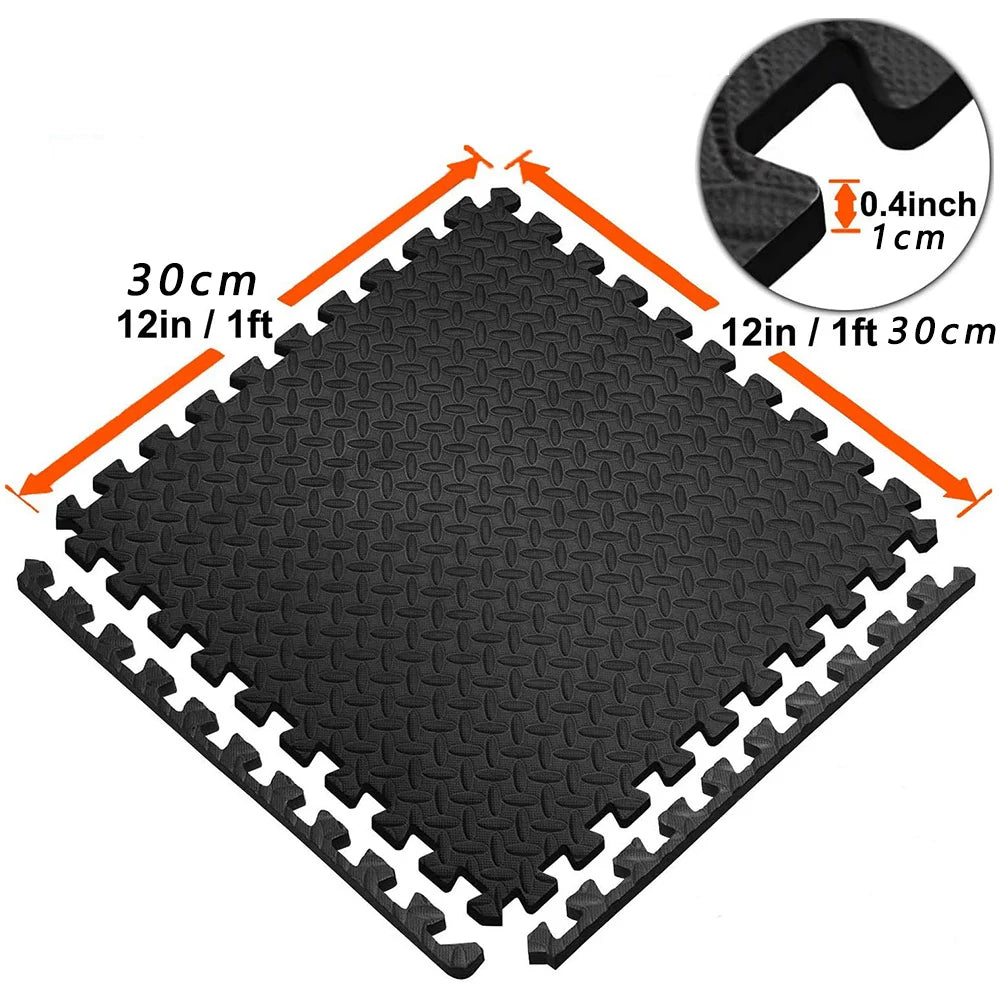 Puzzle Fitness Mat EVA Interlocking Foam Floor Tiles Sports