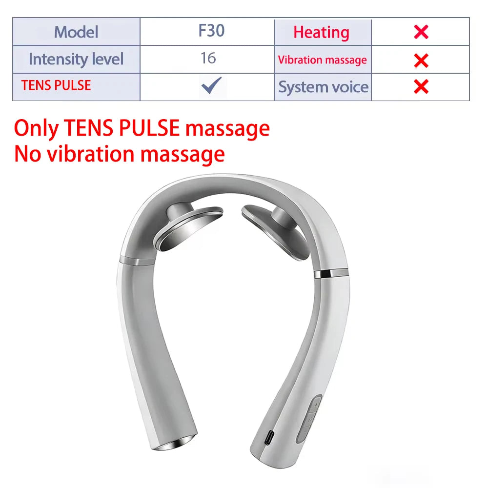 Tens Pulse Neck Massager Electric Smart Cervical Massagers