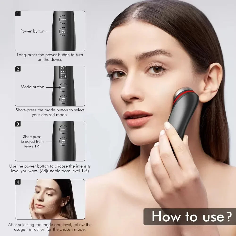 Booster Pro Led Facial Light Therapy Beauty Wand